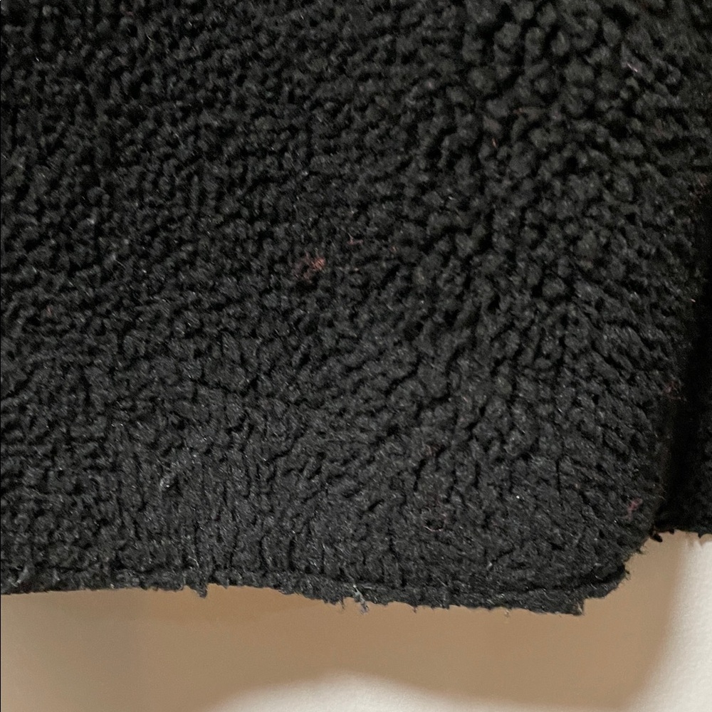 Sold❤️H&M Black Faux suede moto Jacket for Women with sherpa lining - Picture 13 of 16